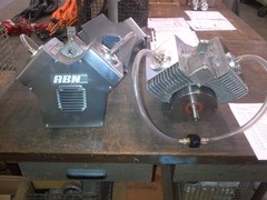 belt driven vacuum pump